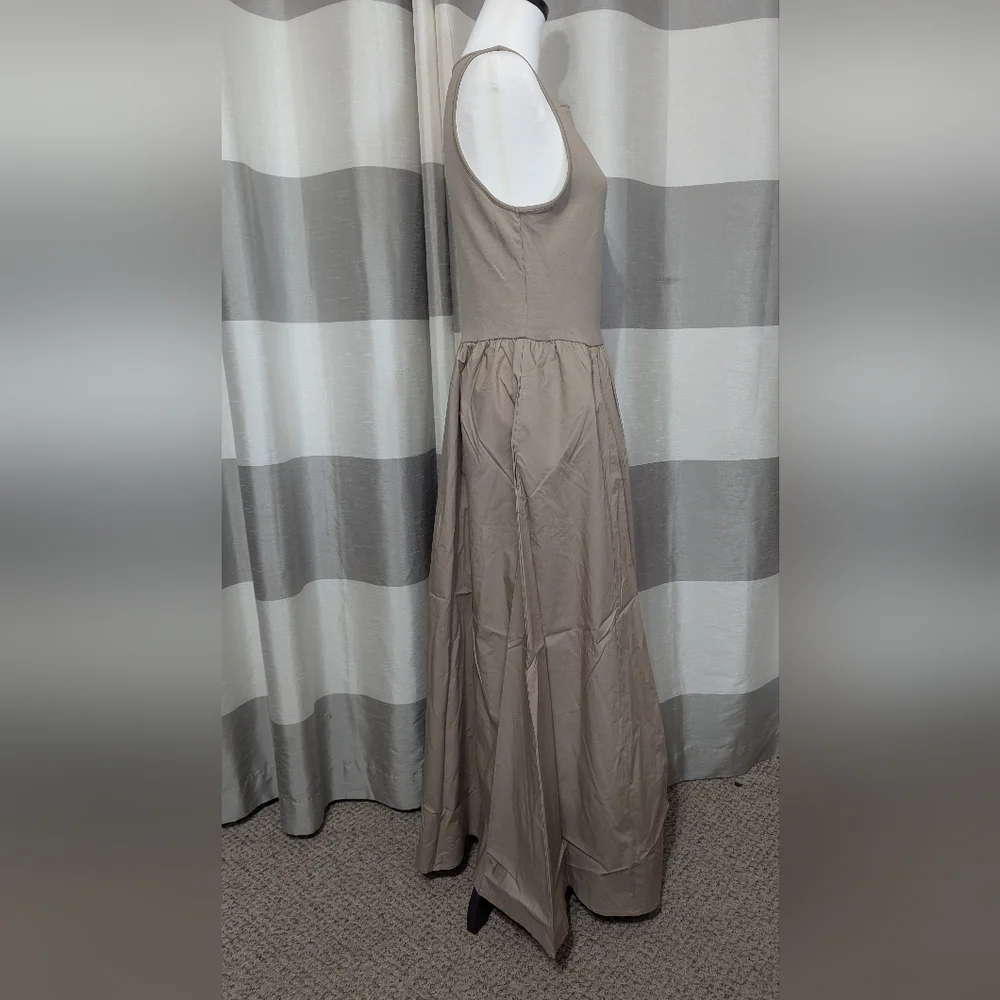 The Drop "Dia Mixed Fabric Maxi Tank Dress" Various Sizes - Picture 3 of 12